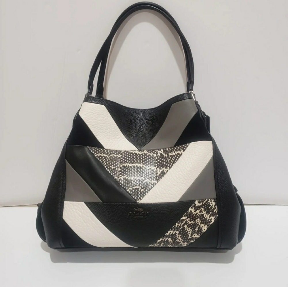 Coach Edie 31 Patchwork Leather Bag